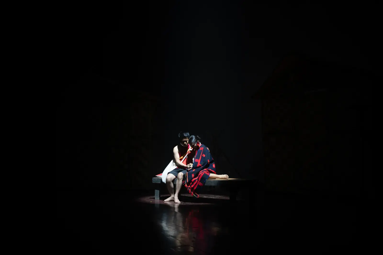 Solo movement passage, Nisala in mourning white, A Winter Night's Dream.